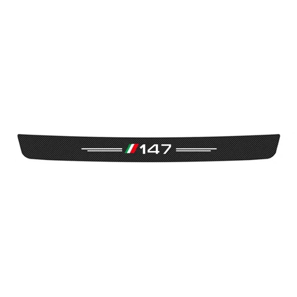 Carbon Fiber Auto Stamm Hinten Stoßstange Aufkleber Schutz Platte Schutz Für Alfa Romeo 147 Carbon Fiber Auto Stamm Hinten Stoßstange Aufkleber Schutz Platte Schutz Für Alfa Romeo 147 von ZhMG63