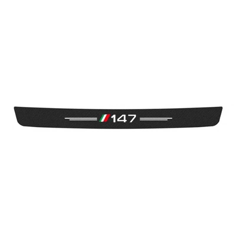 Carbon Fiber Auto Stamm Hinten Stoßstange Aufkleber Schutz Platte Schutz Für Alfa Romeo 147 von ZhMG63