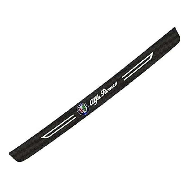 Carbon Fiber Auto Stamm Hinten Stoßstange Aufkleber Schutz Platte Schutz Für Alfa Romeo Giulietta Giulia Mito von ZhMG63