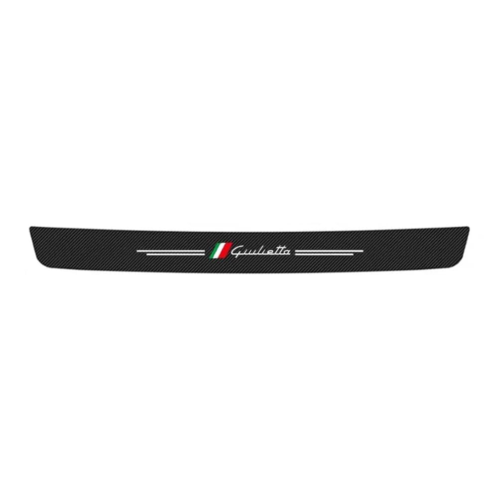 Carbon Fiber Auto Stamm Hinten Stoßstange Aufkleber Schutz Platte Schutz Für Alfa Romeo Giulietta Carbon Fiber Auto Stamm Hinten Stoßstange Aufkleber Schutz Platte Schutz Für Alfa Romeo Giulietta von ZhMG63
