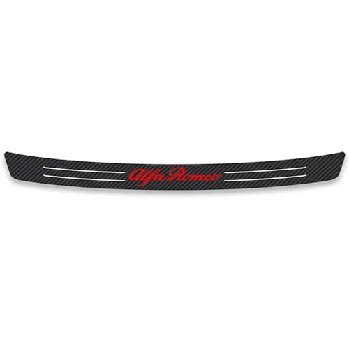 Carbon Fiber Auto Stamm Hinten Stoßstange Aufkleber Schutz Platte Schutz Für Alfa Romeo Mito 2009 2010 2011 2012 2013 2014-2016,Model-B Carbon Fiber Auto Stamm Hinten Stoßstange Aufkleber Schutz Platte Schutz Für Alfa Romeo Mito 2009 2010 2011 2012 2013 2014-2016,Model-B von ZhMG63