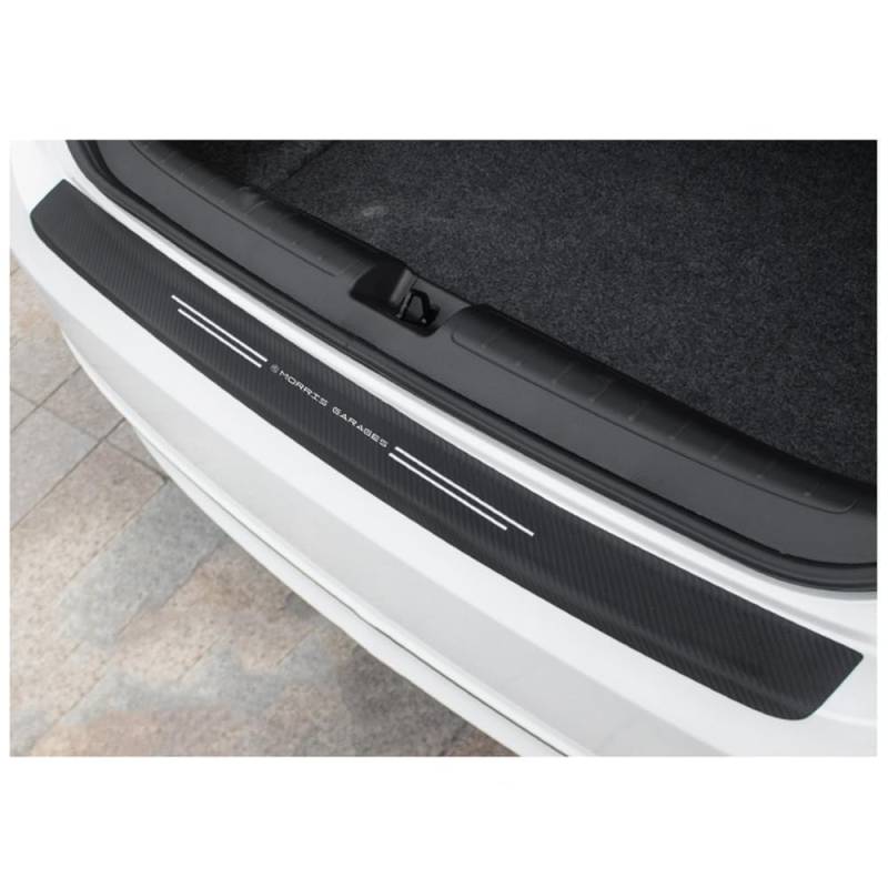 Carbon Fiber Auto Stamm Hinten Stoßstange Aufkleber Schutz Platte Schutz Für MG HS MG3 MG5 MG6 MG7 ZS GS von ZhMG63