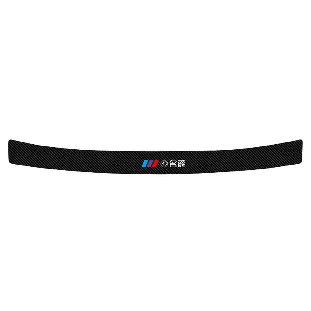 Carbon Fiber Auto Stamm Hinten Stoßstange Aufkleber Schutz Platte Schutz Für MG MG6 | ab 2019 Carbon Fiber Auto Stamm Hinten Stoßstange Aufkleber Schutz Platte Schutz Für MG MG6 | ab 2019 von ZhMG63