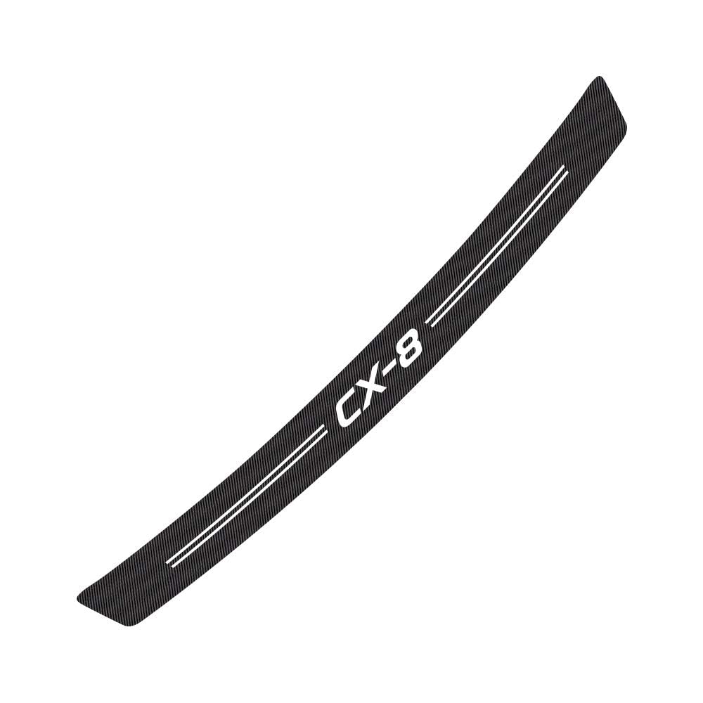Carbon Fiber Auto Stamm Hinten Stoßstange Aufkleber Schutz Platte Schutz Für Mazda CX-8 Carbon Fiber Auto Stamm Hinten Stoßstange Aufkleber Schutz Platte Schutz Für Mazda CX-8 von ZhMG63