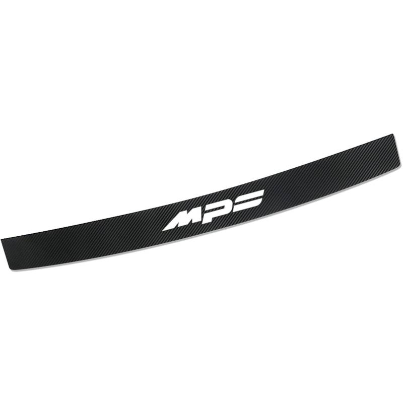 Carbon Fiber Auto Stamm Hinten Stoßstange Aufkleber Schutz Platte Schutz Für Mazda Demio CX-5 CX-3 3 6 Axela Atenza MS MPS von ZhMG63