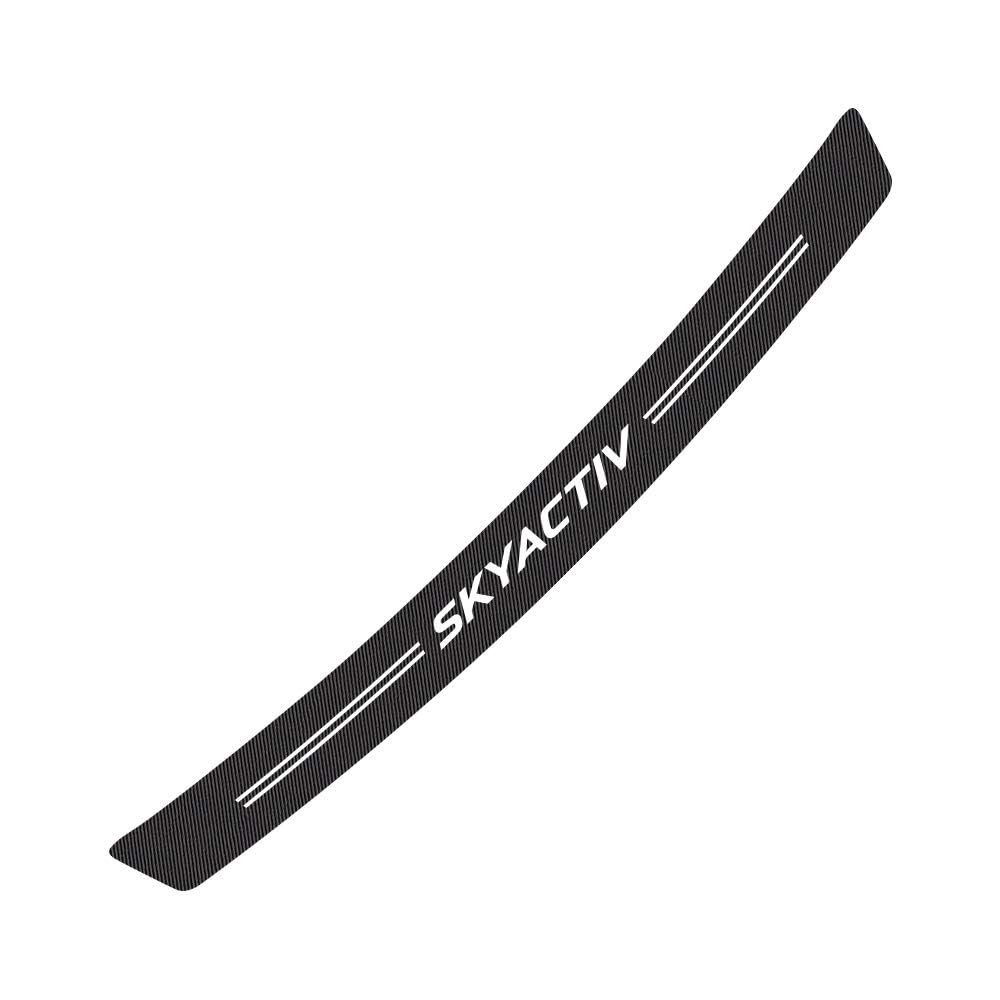 Carbon Fiber Auto Stamm Hinten Stoßstange Aufkleber Schutz Platte Schutz Für Mazda Skyactiv Carbon Fiber Auto Stamm Hinten Stoßstange Aufkleber Schutz Platte Schutz Für Mazda Skyactiv von ZhMG63