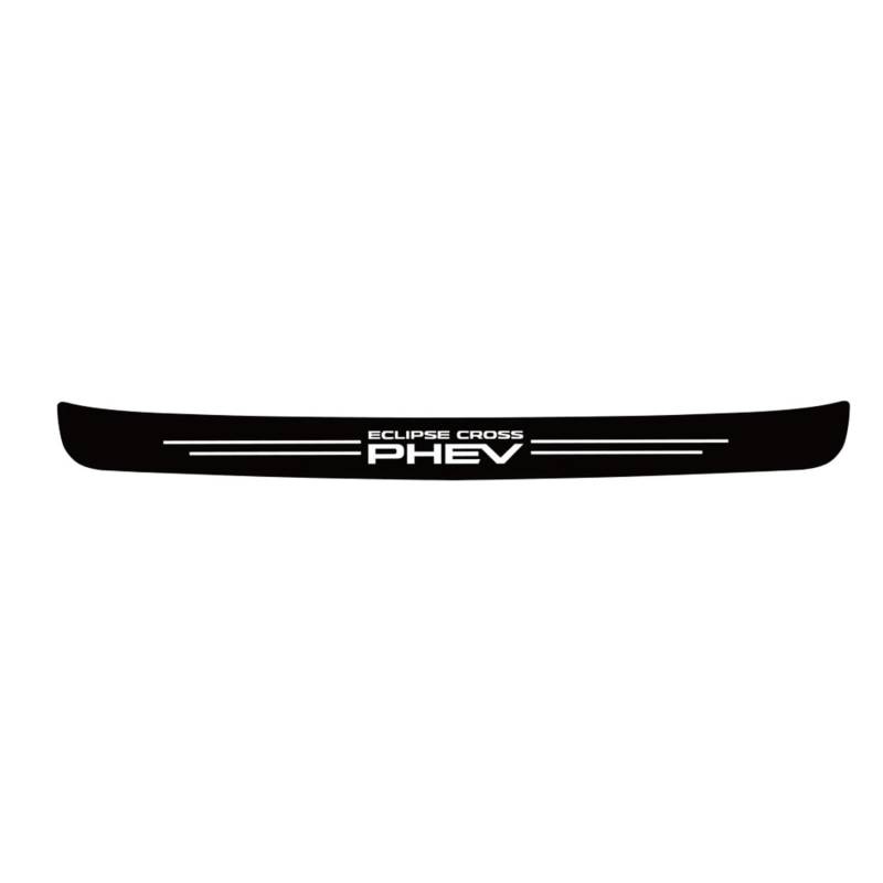 Carbon Fiber Auto Stamm Hinten Stoßstange Aufkleber Schutz Platte Schutz Für Mitsubishi Eclipse Mirage Pajero Lancer EX ASX Outlander Eclipse Cross PHEV,Eclipse Cross Phev von ZhMG63