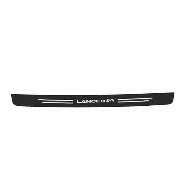 Carbon Fiber Auto Stamm Hinten Stoßstange Aufkleber Schutz Platte Schutz Für Mitsubishi Eclipse Mirage Pajero Lancer EX ASX Outlander Eclipse Cross PHEV,Lancer Ex von ZhMG63