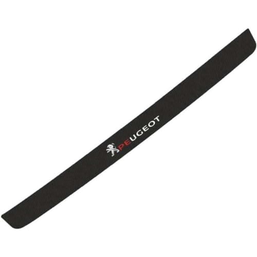 Carbon Fiber Auto Stamm Hinten Stoßstange Aufkleber Schutz Platte Schutz Für Peugeot 308 SW II 2017 2018 2019 2020 2021,Model-C von ZhMG63