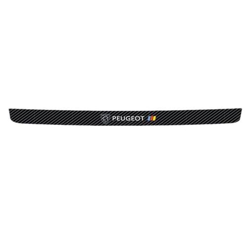 Carbon Fiber Auto Stamm Hinten Stoßstange Aufkleber Schutz Platte Schutz Für Peugeot 308 SW Station Wagon 2011-2024,Model-B Carbon Fiber Auto Stamm Hinten Stoßstange Aufkleber Schutz Platte Schutz Für Peugeot 308 SW Station Wagon 2011-2024,Model-B von ZhMG63