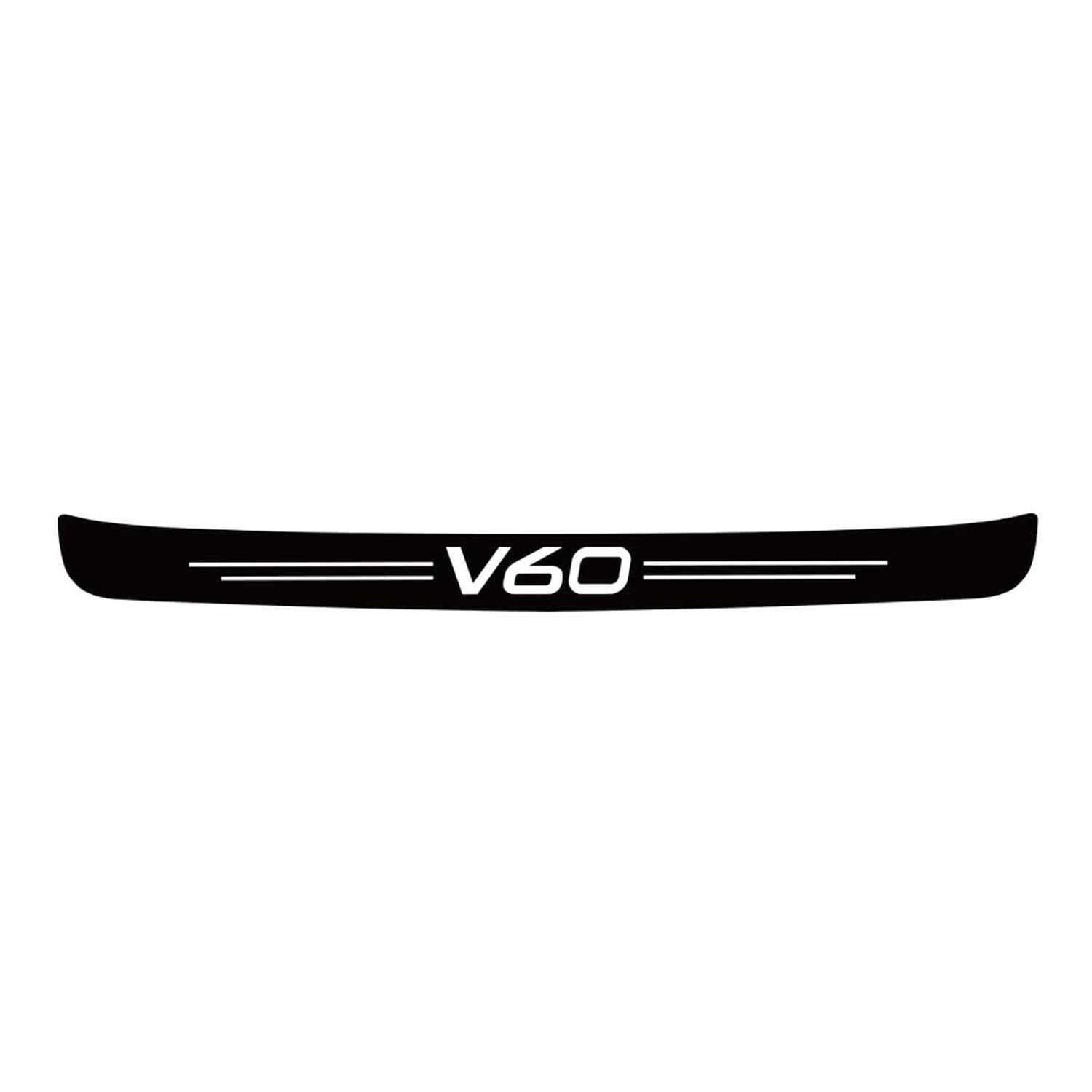 Carbon Fiber Auto Stamm Hinten Stoßstange Aufkleber Schutz Platte Schutz Für Volvo V60 Carbon Fiber Auto Stamm Hinten Stoßstange Aufkleber Schutz Platte Schutz Für Volvo V60 von ZhMG63