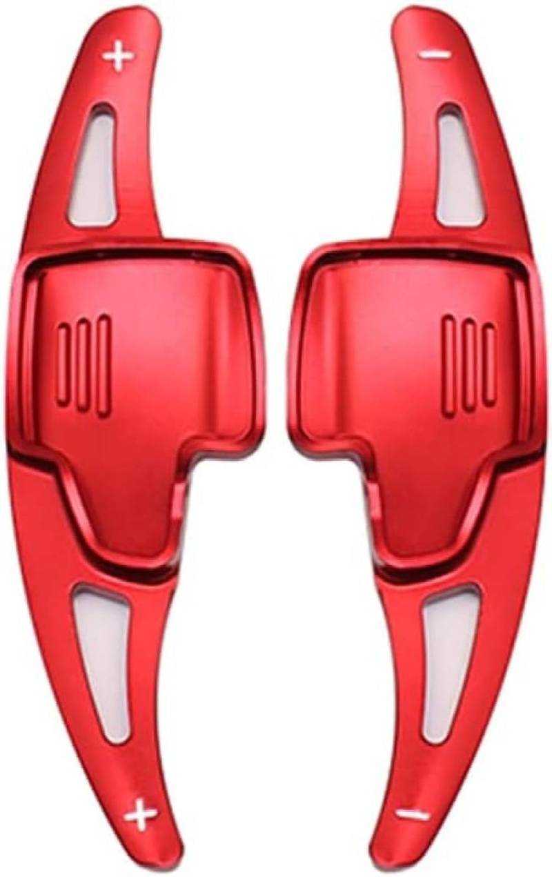 ZhMG63 Auto Lenkrad Shift Paddle Shifter Für Ford Escape ZG SUV Kuga II 2017 2018 2019,Auto Lenkrad Paddle Shift Verlängerung Schalthebel.,C-Red von ZhMG63