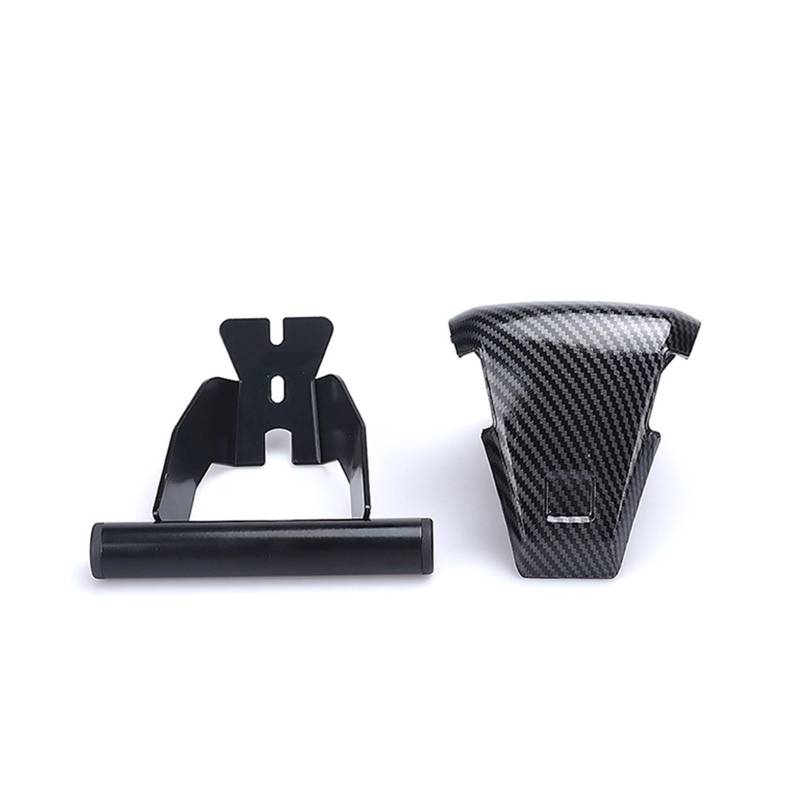 GPS Telefon Navigationshalterung Halter Motorrad 25mm Fahren Recorder GPS Navigation Halterung Halter Halterung Ständer Für NSS350 2021 2022 2023(Carbon Fiber) von ZhanNuoBHd