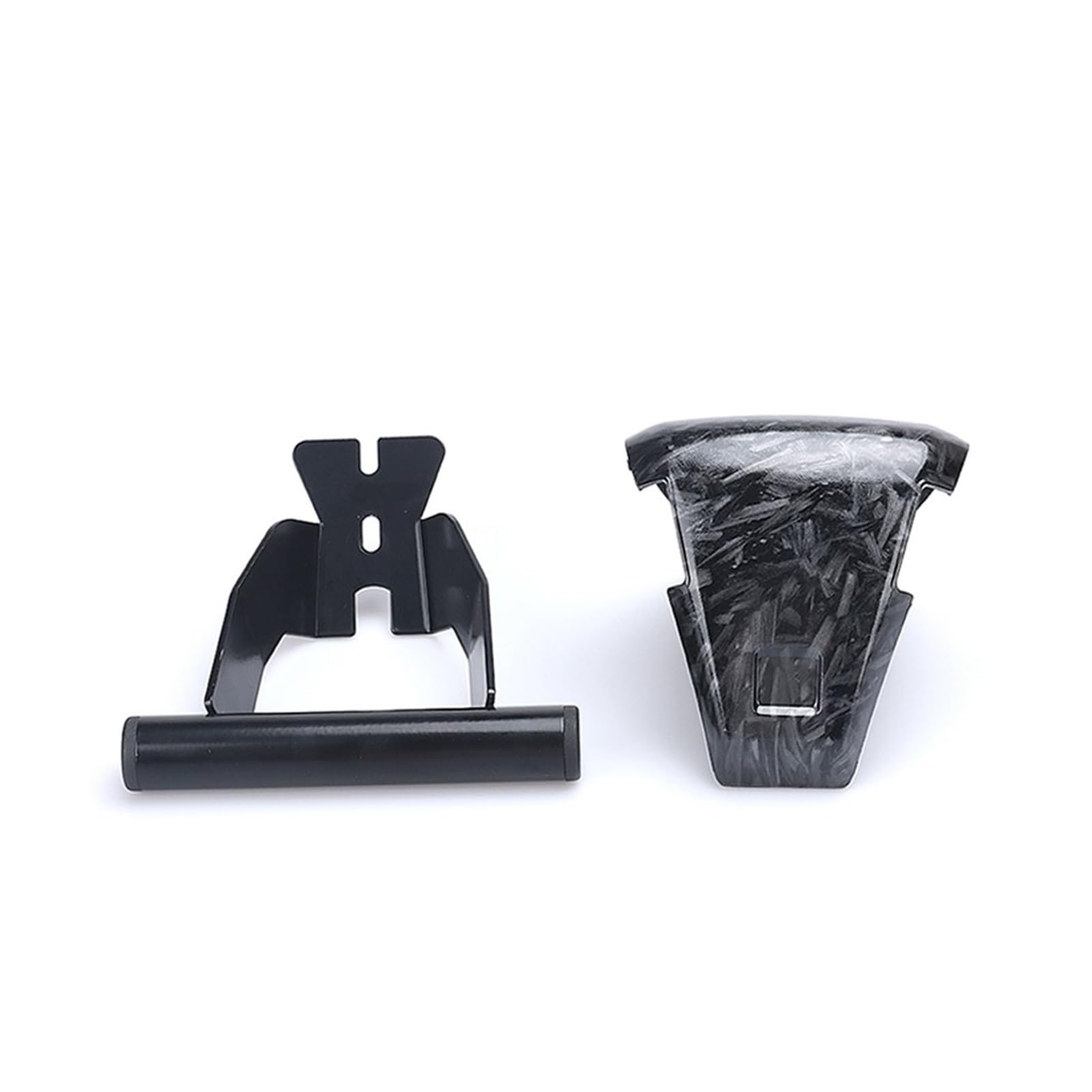 GPS Telefon Navigationshalterung Halter Motorrad 25mm Fahren Recorder GPS Navigation Halterung Halter Halterung Ständer Für NSS350 2021 2022 2023(Forged Texture) von ZhanNuoBHd