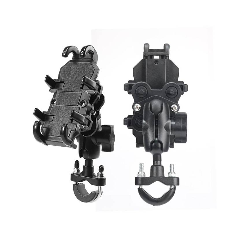 GPS Telefon Navigationshalterung Halter Motorrad Handy Halter Fahrrad Reiten Halterung GPS Navigation Halterung Lenker Seite Spiegel Stehen(Buffer-handlebar) von ZhanNuoBHd