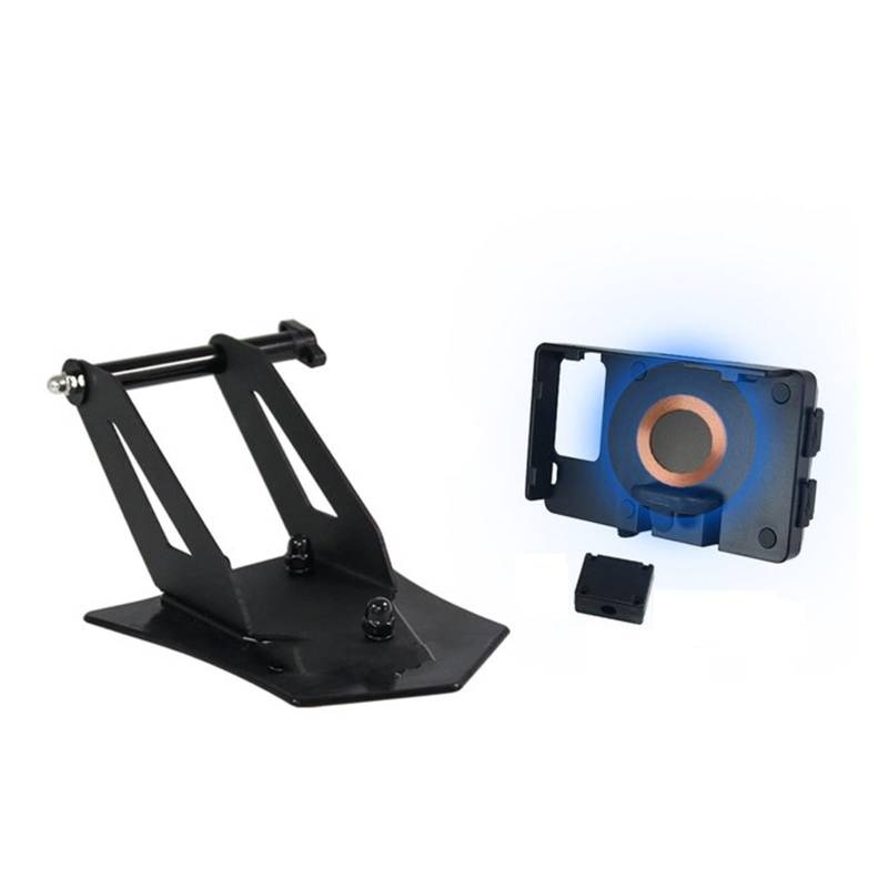 GPS Telefon Navigationshalterung Halter Motorrad Navigation Halterung GPS Halterung Gerät Träger Für SMART Phone Anzupassen Halter Für R1250RT 2021 2022 2023(Wireless Charging) von ZhanNuoBHd