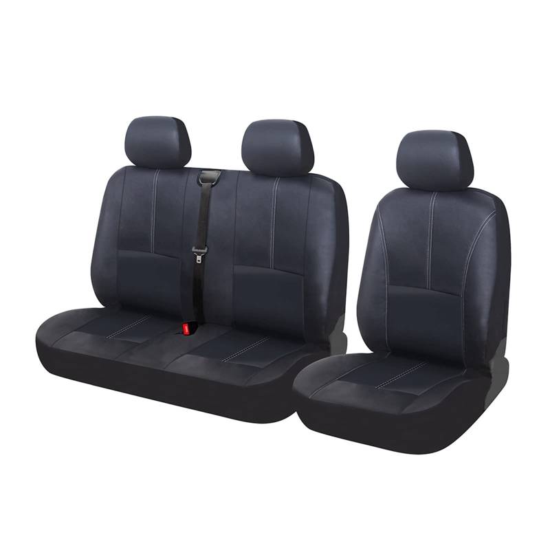 Sitzbezüge Auto Set Autositzbezug Polyester Sitzbezug Universal 1 + 2 Autositzbezug Für Peugeot Für Partner Autositzauflage(A) von ZhanNuoBHd