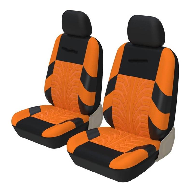 ZhanNuoBHd Sitzbezüge Auto Set Autositzbezüge Für Vordersitze Universelle Autositzschoner Für Mazda 3 Autositzauflage(ORANGE) von ZhanNuoBHd