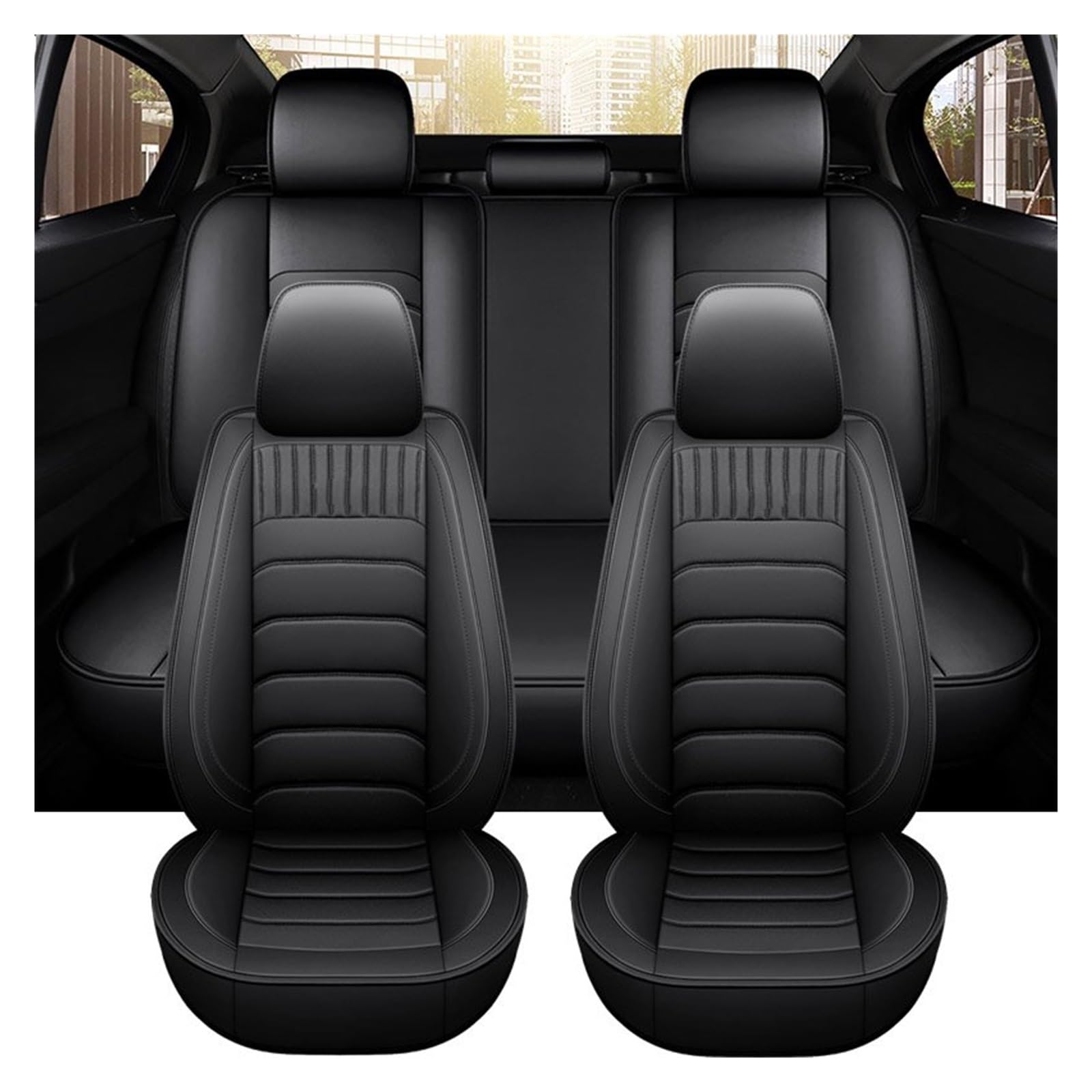 ZhanNuoBHd Sitzbezüge Auto Set Autositzbezug Autositzschutz Zubehör Innenausstattung Komplettes Set Für Geely Für Geometry G Autositzauflage(5 Seats Color 7) von ZhanNuoBHd