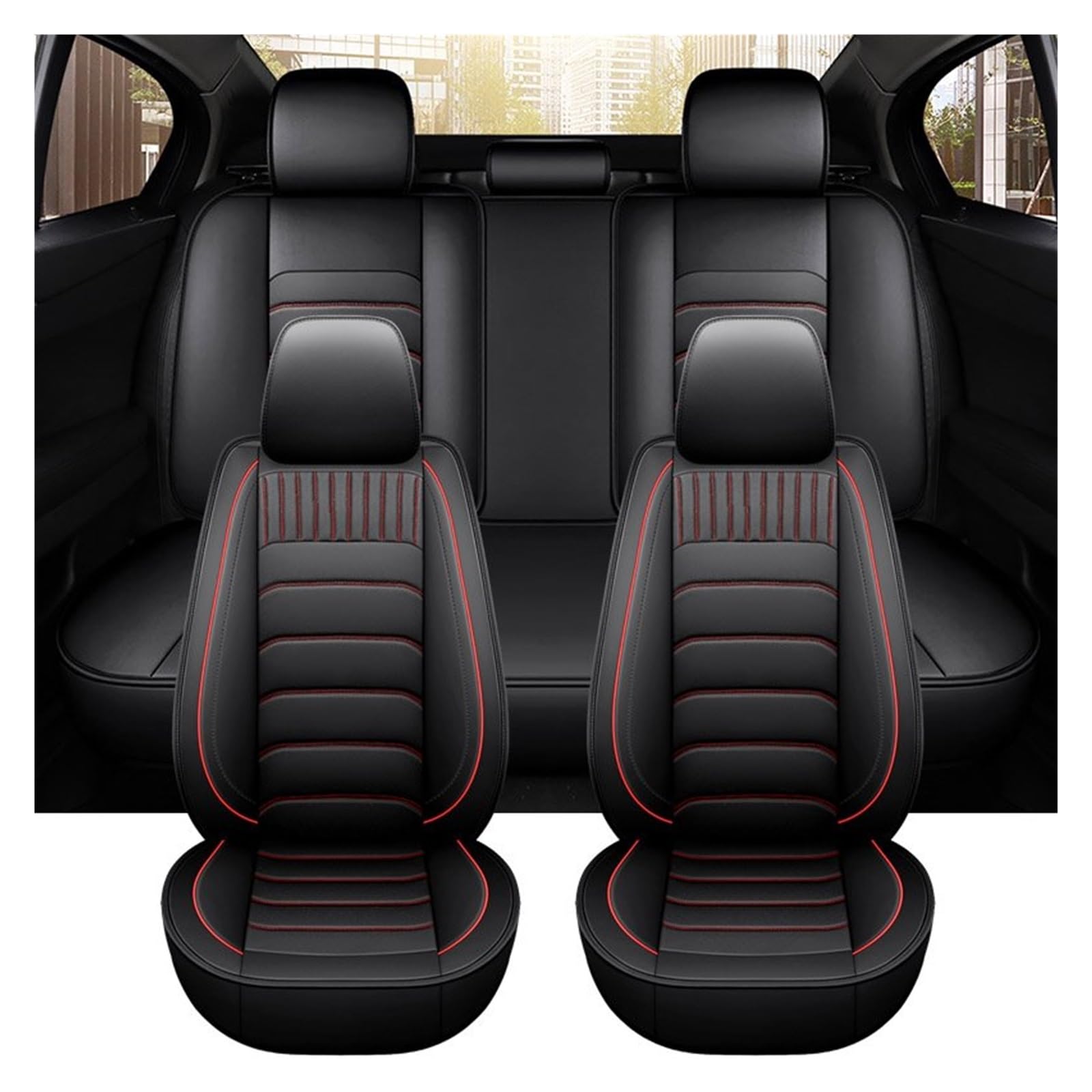 ZhanNuoBHd Sitzbezüge Auto Set Autositzbezug Autositzschutz Zubehör Innenraum Komplettset Für I3 Für IX3 Für 520d Autositzauflage(5 Seats Color 5) von ZhanNuoBHd