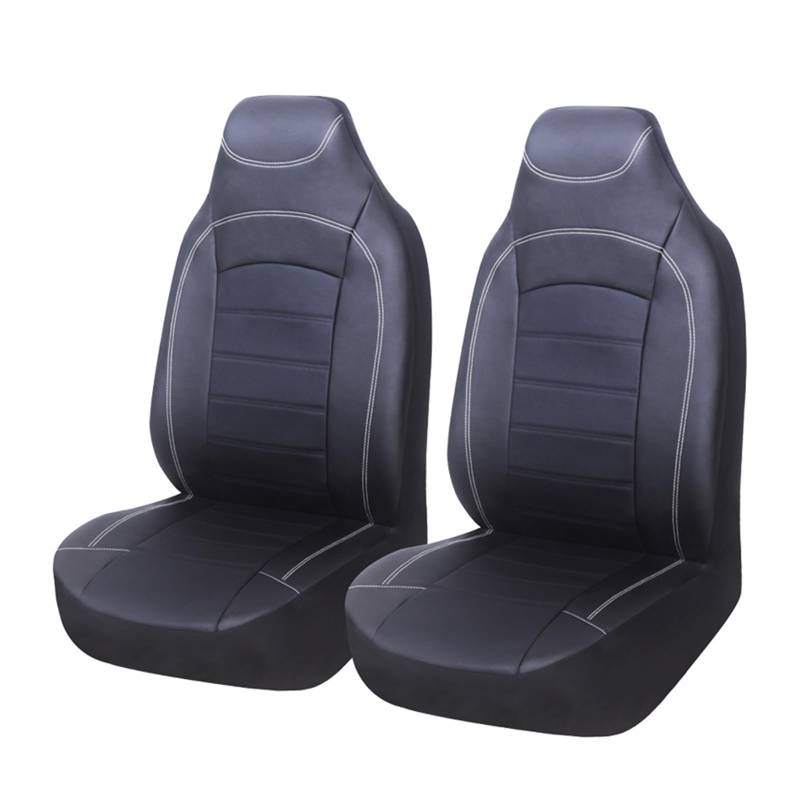 ZhanNuoBHd Sitzbezüge Auto Set Universal Autositzbezüge Vordersitzbezug Schutzpolster Für Ford Für Focus 2 Autositzauflage(Gray-2PCS) von ZhanNuoBHd