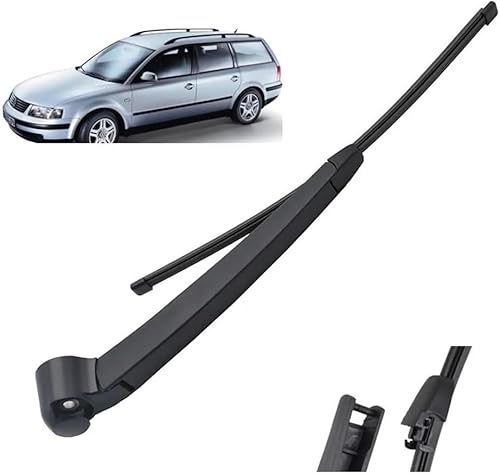 Heckscheibenwischer Scheibenwischer Hinten Heckwischerarm Scheibenwischerblätter Wischerarm Heck Wischer für VW Passat B5 Variant 1997-2005 von ZhangJW