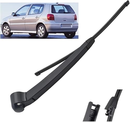 Heckscheibenwischer Scheibenwischer Hinten Heckwischerarm Scheibenwischerblätter Wischerarm Heck Wischer für VW Polo 6N 6KV 1994-2002 von ZhangJW