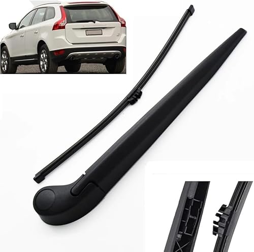 Heckscheibenwischer Scheibenwischer Hinten Heckwischerarm Scheibenwischerblätter Wischerarm Heck Wischer für Volvo XC60 2009-2011 von ZhangJW
