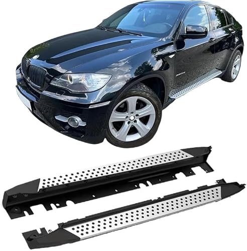 Seitenschweller Trittbretter Schweller für BMW X6 2008-2014,1 Satz seitentrittleistenpedale Schwellerrohre, Trittbretter Autozubehör Seitenschweller Kit Seitenschweller Trittbretter Schweller für BMW X6 2008-2014,1 Satz seitentrittleistenpedale Schwellerrohre, Trittbretter Autozubehör Seitenschweller Kit von ZhangJW