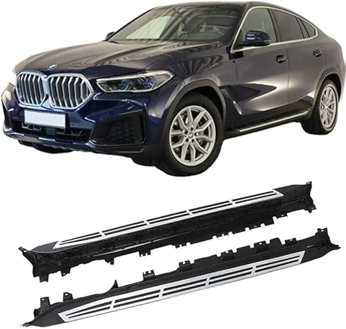 Seitenschweller Trittbretter Schweller für BMW X6 G06 2019+,1 Satz seitentrittleistenpedale Schwellerrohre, Trittbretter Autozubehör Seitenschweller Kit Seitenschweller Trittbretter Schweller für BMW X6 G06 2019+,1 Satz seitentrittleistenpedale Schwellerrohre, Trittbretter Autozubehör Seitenschweller Kit von ZhangJW