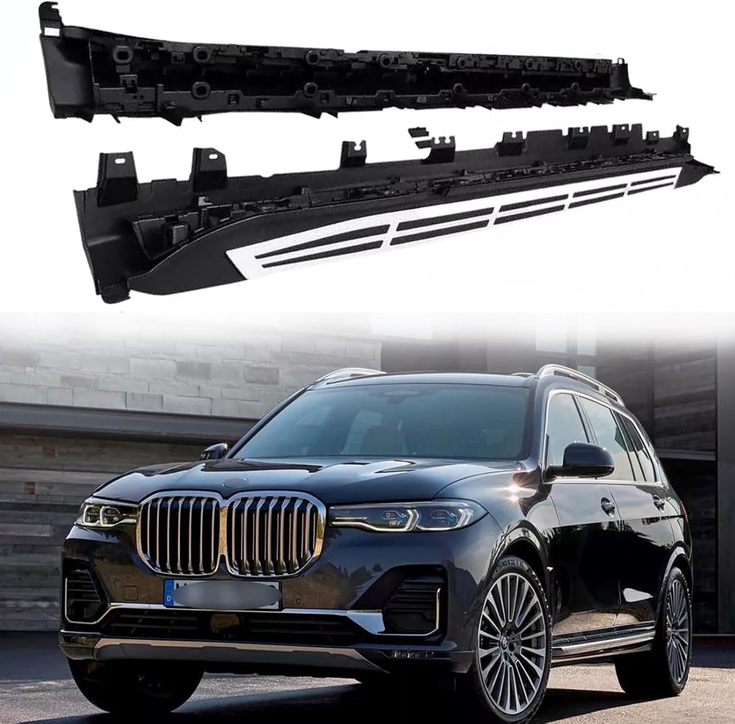 Seitenschweller Trittbretter Schweller für BMW X7 G07 2019-2023 2024,1 Satz seitentrittleistenpedale Schwellerrohre, Trittbretter Autozubehör Seitenschweller Kit Seitenschweller Trittbretter Schweller für BMW X7 G07 2019-2023 2024,1 Satz seitentrittleistenpedale Schwellerrohre, Trittbretter Autozubehör Seitenschweller Kit von ZhangJW