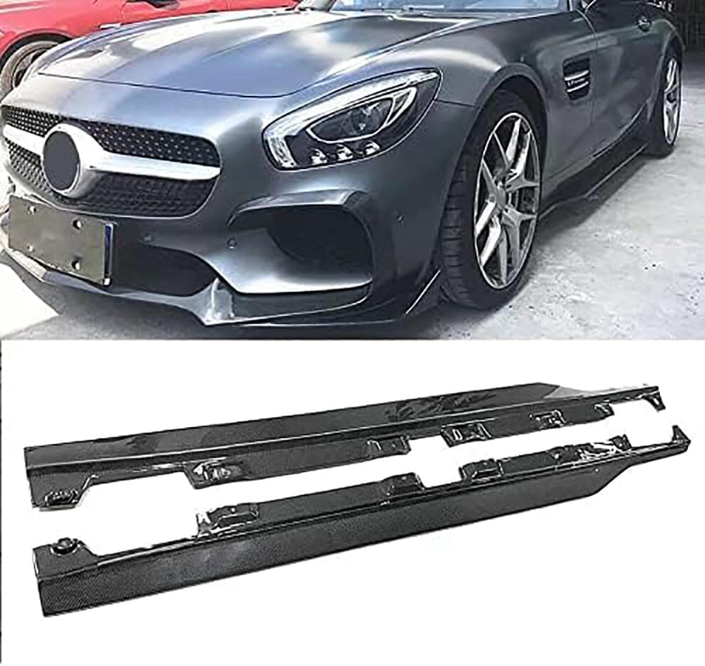 Seitenschweller Trittbretter Schweller für Benz AMG GT S Base Coupe 2-Door 2016 2017,1 Satz seitentrittleistenpedale Schwellerrohre, Trittbretter Autozubehör Seitenschweller Kit Seitenschweller Trittbretter Schweller für Benz AMG GT S Base Coupe 2-Door 2016 2017,1 Satz seitentrittleistenpedale Schwellerrohre, Trittbretter Autozubehör Seitenschweller Kit von ZhangJW