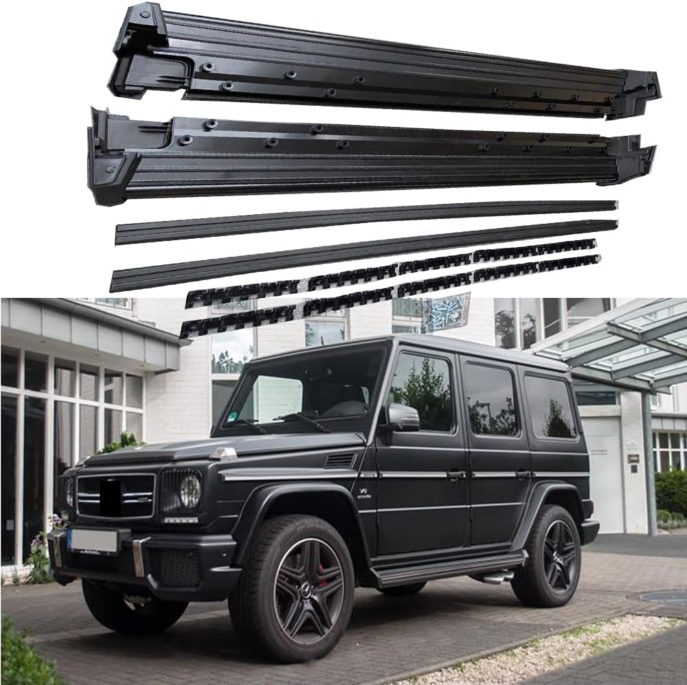 Seitenschweller Trittbretter Schweller für Benz G Wagon W464 2019-2024 G Class,1 Satz seitentrittleistenpedale Schwellerrohre, Trittbretter Autozubehör Seitenschweller Kit Seitenschweller Trittbretter Schweller für Benz G Wagon W464 2019-2024 G Class,1 Satz seitentrittleistenpedale Schwellerrohre, Trittbretter Autozubehör Seitenschweller Kit von ZhangJW
