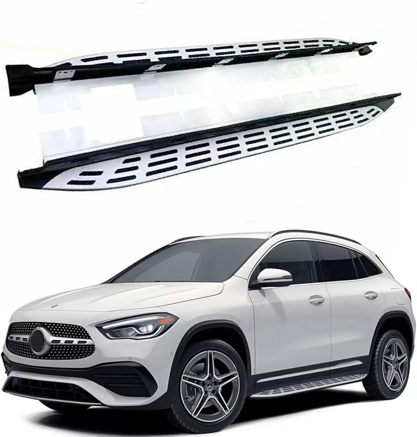 Seitenschweller Trittbretter Schweller für Benz GLA H247 2020-2024,1 Satz seitentrittleistenpedale Schwellerrohre, Trittbretter Autozubehör Seitenschweller Kit Seitenschweller Trittbretter Schweller für Benz GLA H247 2020-2024,1 Satz seitentrittleistenpedale Schwellerrohre, Trittbretter Autozubehör Seitenschweller Kit von ZhangJW