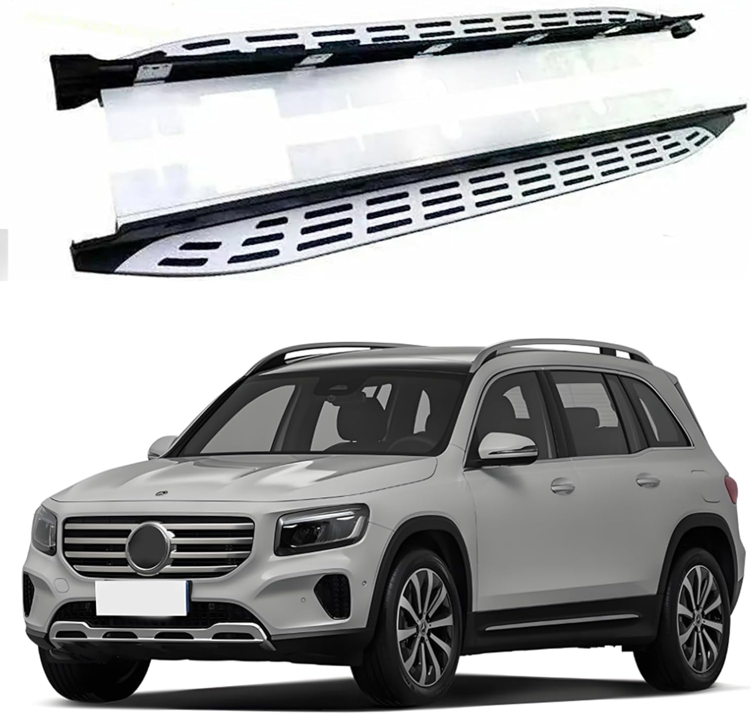 Seitenschweller Trittbretter Schweller für Benz GLB 2020-2024,1 Satz seitentrittleistenpedale Schwellerrohre, Trittbretter Autozubehör Seitenschweller Kit Seitenschweller Trittbretter Schweller für Benz GLB 2020-2024,1 Satz seitentrittleistenpedale Schwellerrohre, Trittbretter Autozubehör Seitenschweller Kit von ZhangJW