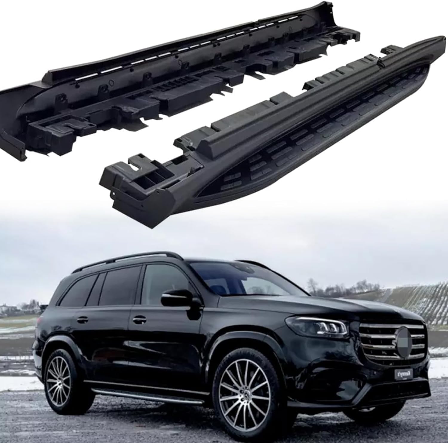 Seitenschweller Trittbretter Schweller für Benz GLS X167 2020-2024,1 Satz seitentrittleistenpedale Schwellerrohre, Trittbretter Autozubehör Seitenschweller Kit Seitenschweller Trittbretter Schweller für Benz GLS X167 2020-2024,1 Satz seitentrittleistenpedale Schwellerrohre, Trittbretter Autozubehör Seitenschweller Kit von ZhangJW