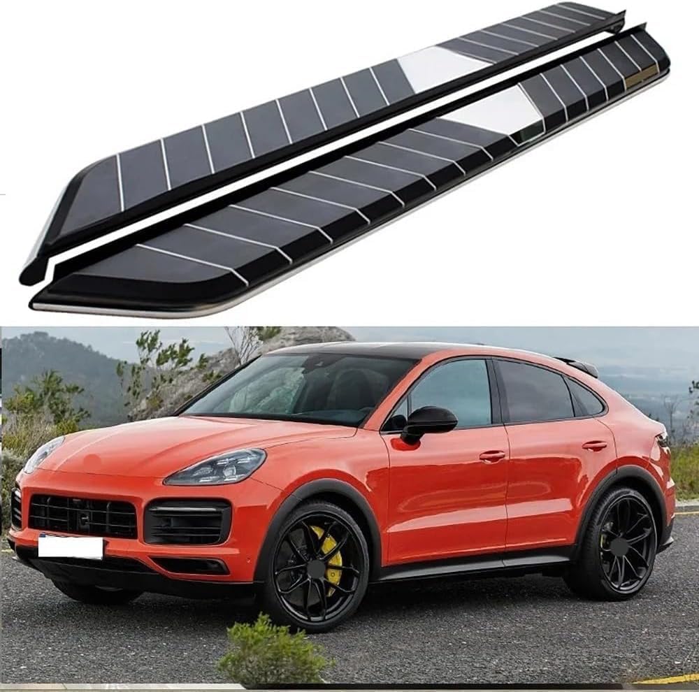 Seitenschweller Trittbretter Schweller für Cayenne 2018-2023,1 Satz seitentrittleistenpedale Schwellerrohre, Trittbretter Autozubehör Seitenschweller Kit Seitenschweller Trittbretter Schweller für Cayenne 2018-2023,1 Satz seitentrittleistenpedale Schwellerrohre, Trittbretter Autozubehör Seitenschweller Kit von ZhangJW