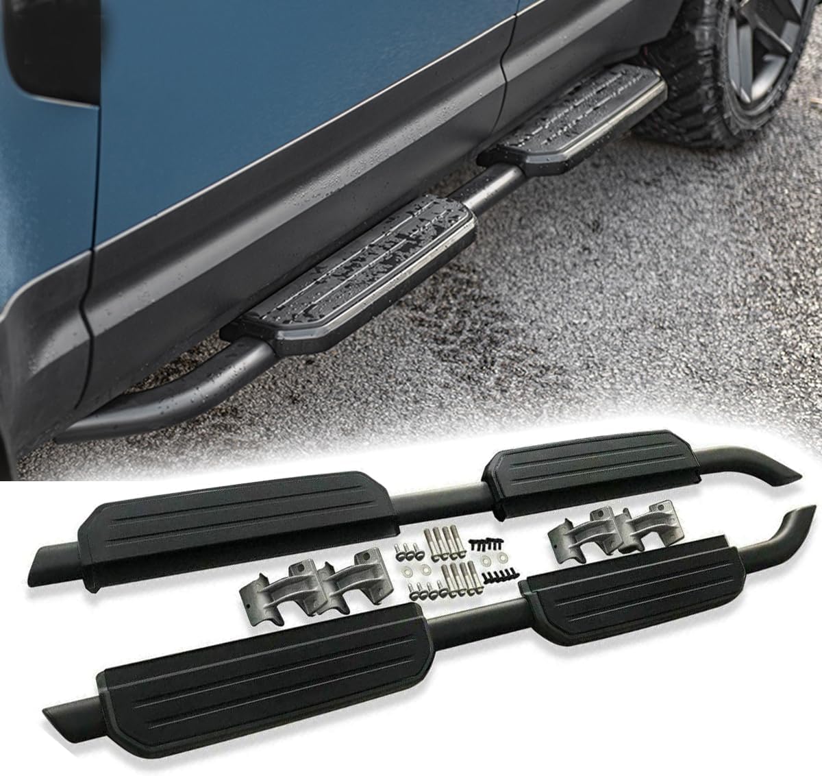 Seitenschweller Trittbretter Schweller für Defender 110 130 2020-2025 L663 4Door,1 Satz seitentrittleistenpedale Schwellerrohre, Trittbretter Autozubehör Seitenschweller Kit Seitenschweller Trittbretter Schweller für Defender 110 130 2020-2025 L663 4Door,1 Satz seitentrittleistenpedale Schwellerrohre, Trittbretter Autozubehör Seitenschweller Kit von ZhangJW