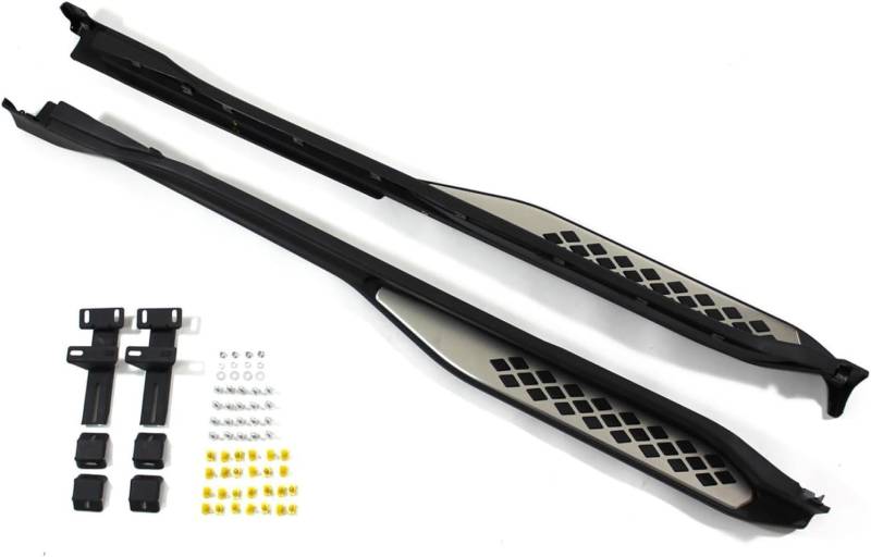 Seitenschweller Trittbretter Schweller für HR-V 2015-2021,1 Satz seitentrittleistenpedale Schwellerrohre, Trittbretter Autozubehör Seitenschweller Kit von ZhangJW