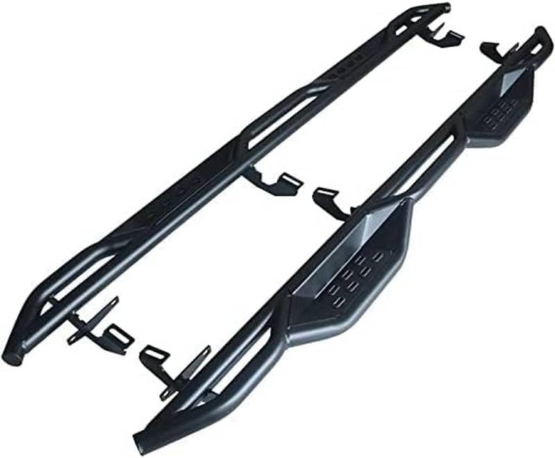 Seitenschweller Trittbretter Schweller für Jeep Gladiator JT 2020,1 Satz seitentrittleistenpedale Schwellerrohre, Trittbretter Autozubehör Seitenschweller Kit von ZhangJW