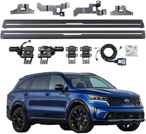 Seitenschweller Trittbretter Schweller für Kia KX7 (automatisch),1 Satz seitentrittleistenpedale Schwellerrohre, Trittbretter Autozubehör Seitenschweller Kit von ZhangJW