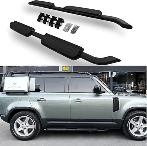 Seitenschweller Trittbretter Schweller für Land Rover Defender L851 4 Door 2020 2021 2022,1 Satz seitentrittleistenpedale Schwellerrohre, Trittbretter Autozubehör Seitenschweller Kit Seitenschweller Trittbretter Schweller für Land Rover Defender L851 4 Door 2020 2021 2022,1 Satz seitentrittleistenpedale Schwellerrohre, Trittbretter Autozubehör Seitenschweller Kit von ZhangJW