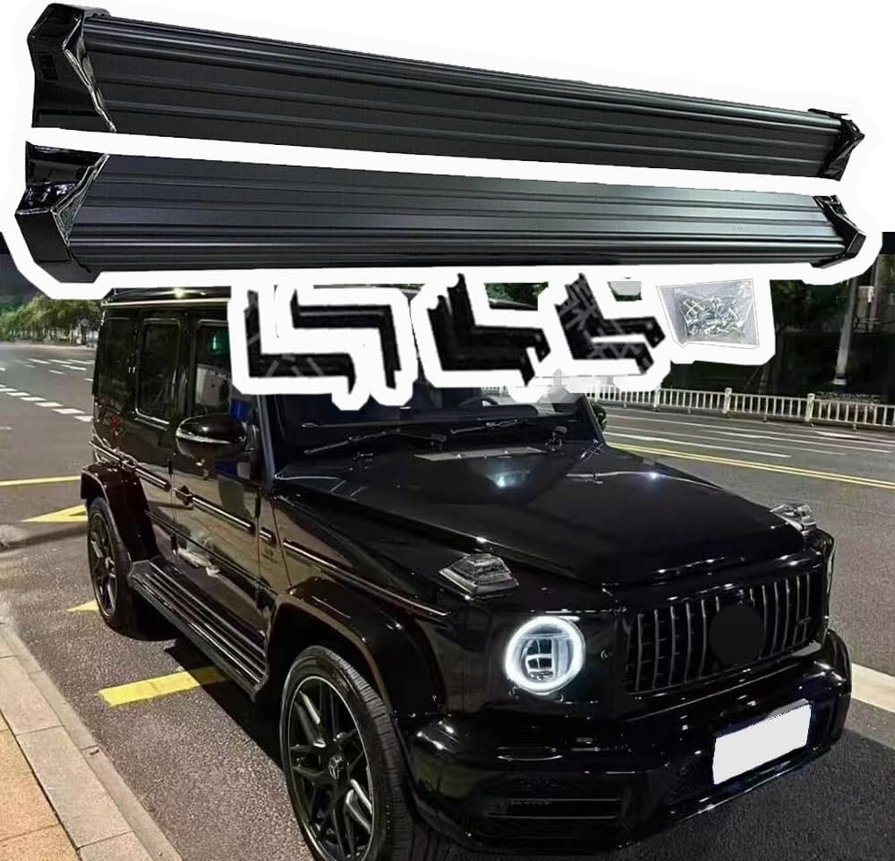 Seitenschweller Trittbretter Schweller für Mercedes Benz W463 Clase G 2001-2018,1 Satz seitentrittleistenpedale Schwellerrohre, Trittbretter Autozubehör Seitenschweller Kit Seitenschweller Trittbretter Schweller für Mercedes Benz W463 Clase G 2001-2018,1 Satz seitentrittleistenpedale Schwellerrohre, Trittbretter Autozubehör Seitenschweller Kit von ZhangJW