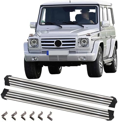Seitenschweller Trittbretter Schweller für Mercedes Classe G W463 1990-2018,1 Satz seitentrittleistenpedale Schwellerrohre, Trittbretter Autozubehör Seitenschweller Kit Seitenschweller Trittbretter Schweller für Mercedes Classe G W463 1990-2018,1 Satz seitentrittleistenpedale Schwellerrohre, Trittbretter Autozubehör Seitenschweller Kit von ZhangJW