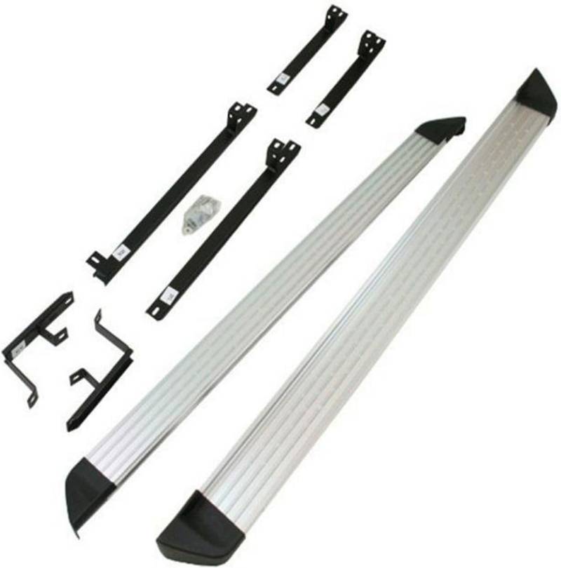 Seitenschweller Trittbretter Schweller für Nissan Qashqai 2007-2014,1 Satz seitentrittleistenpedale Schwellerrohre, Trittbretter Autozubehör Seitenschweller Kit von ZhangJW