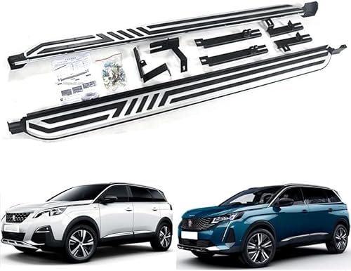 Seitenschweller Trittbretter Schweller für Peugeot 5008 2017-2022,1 Satz seitentrittleistenpedale Schwellerrohre, Trittbretter Autozubehör Seitenschweller Kit Seitenschweller Trittbretter Schweller für Peugeot 5008 2017-2022,1 Satz seitentrittleistenpedale Schwellerrohre, Trittbretter Autozubehör Seitenschweller Kit von ZhangJW