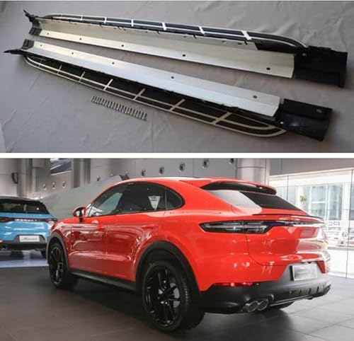Seitenschweller Trittbretter Schweller für Porsche Cayenne Coupe 2019-2022,1 Satz seitentrittleistenpedale Schwellerrohre, Trittbretter Autozubehör Seitenschweller Kit Seitenschweller Trittbretter Schweller für Porsche Cayenne Coupe 2019-2022,1 Satz seitentrittleistenpedale Schwellerrohre, Trittbretter Autozubehör Seitenschweller Kit von ZhangJW