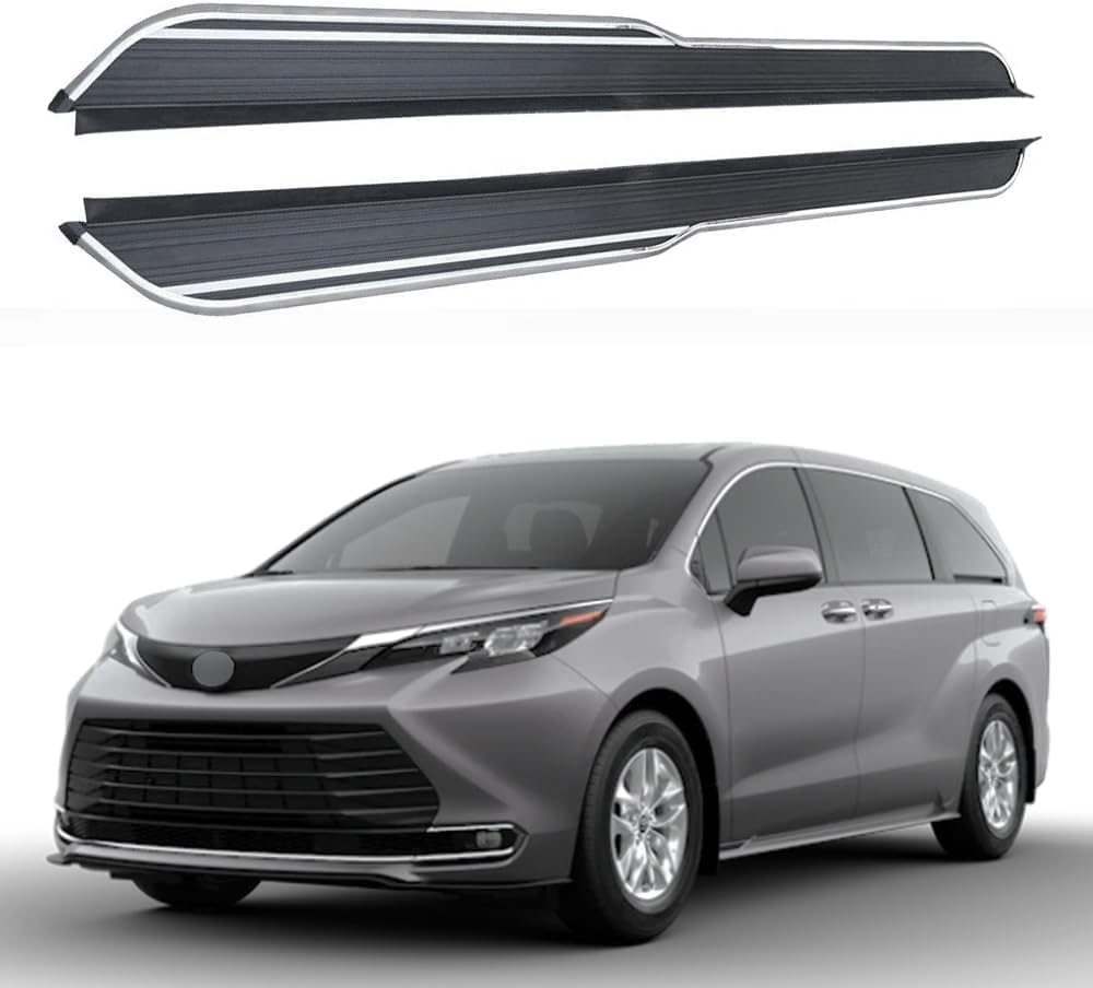 Seitenschweller Trittbretter Schweller für Toyota Sienna XL40 2021-2024,1 Satz seitentrittleistenpedale Schwellerrohre, Trittbretter Autozubehör Seitenschweller Kit Seitenschweller Trittbretter Schweller für Toyota Sienna XL40 2021-2024,1 Satz seitentrittleistenpedale Schwellerrohre, Trittbretter Autozubehör Seitenschweller Kit von ZhangJW