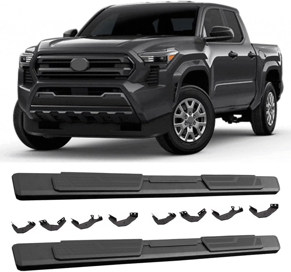 Seitenschweller Trittbretter Schweller für Toyota Tacoma doppia cabina 2024 2025 4Doors,1 Satz seitentrittleistenpedale Schwellerrohre, Trittbretter Autozubehör Seitenschweller Kit Seitenschweller Trittbretter Schweller für Toyota Tacoma doppia cabina 2024 2025 4Doors,1 Satz seitentrittleistenpedale Schwellerrohre, Trittbretter Autozubehör Seitenschweller Kit von ZhangJW