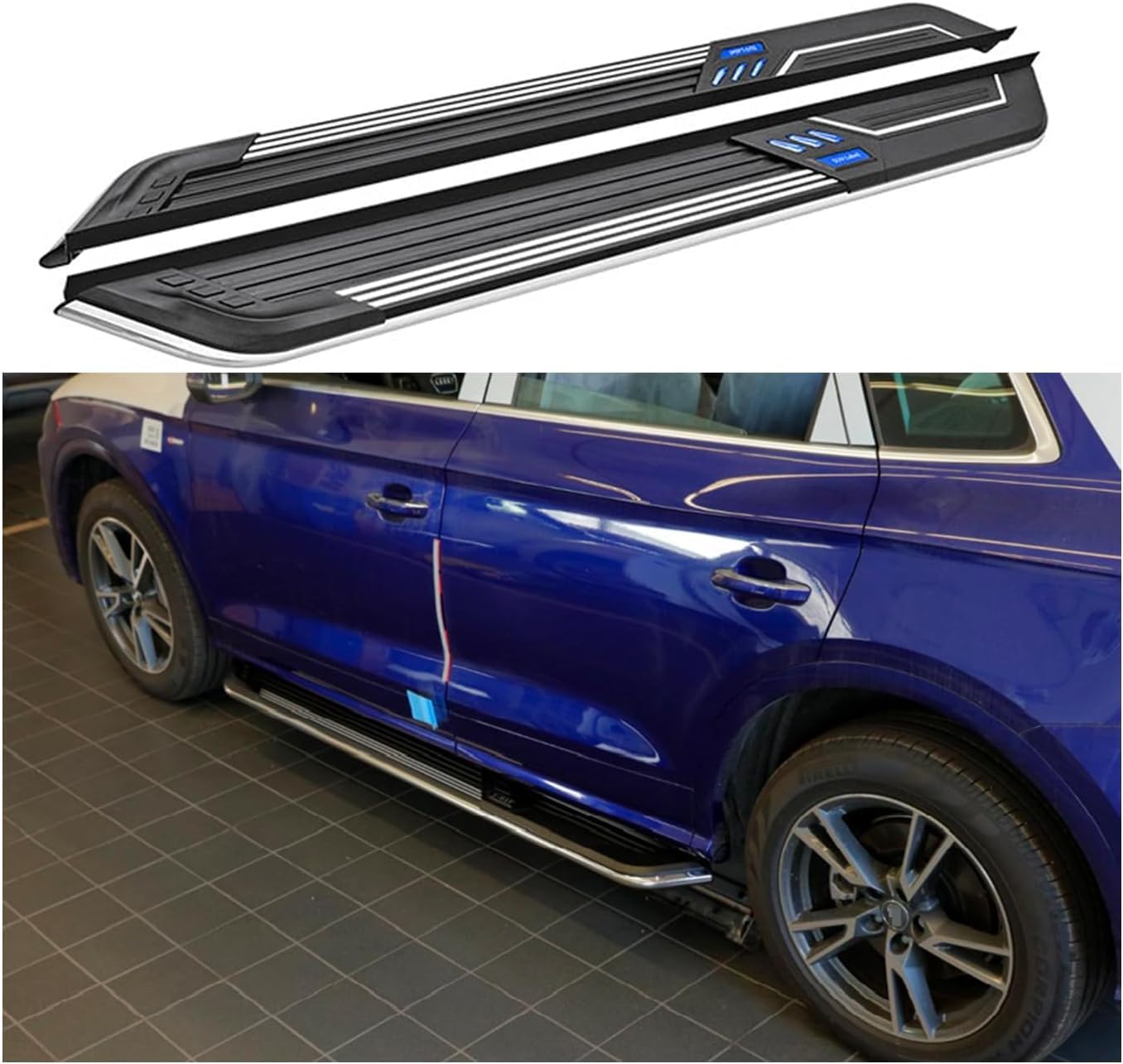 Seitenschweller Trittbretter Schweller für Volvo XC90 2016-2024,1 Satz seitentrittleistenpedale Schwellerrohre, Trittbretter Autozubehör Seitenschweller Kit Seitenschweller Trittbretter Schweller für Volvo XC90 2016-2024,1 Satz seitentrittleistenpedale Schwellerrohre, Trittbretter Autozubehör Seitenschweller Kit von ZhangJW